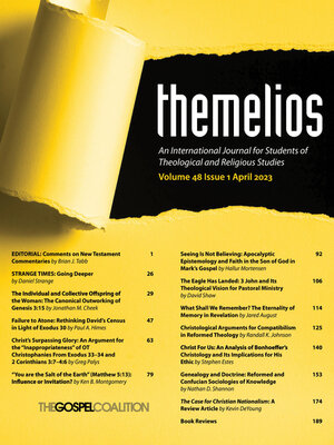 cover image of Themelios, Volume 48, Issue 1